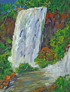 Fall at Iguazu    Acrylic  Original/Prints Available