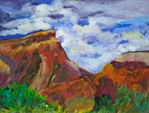 Ghost Ranch View     Acrylic  Original/Prints Available